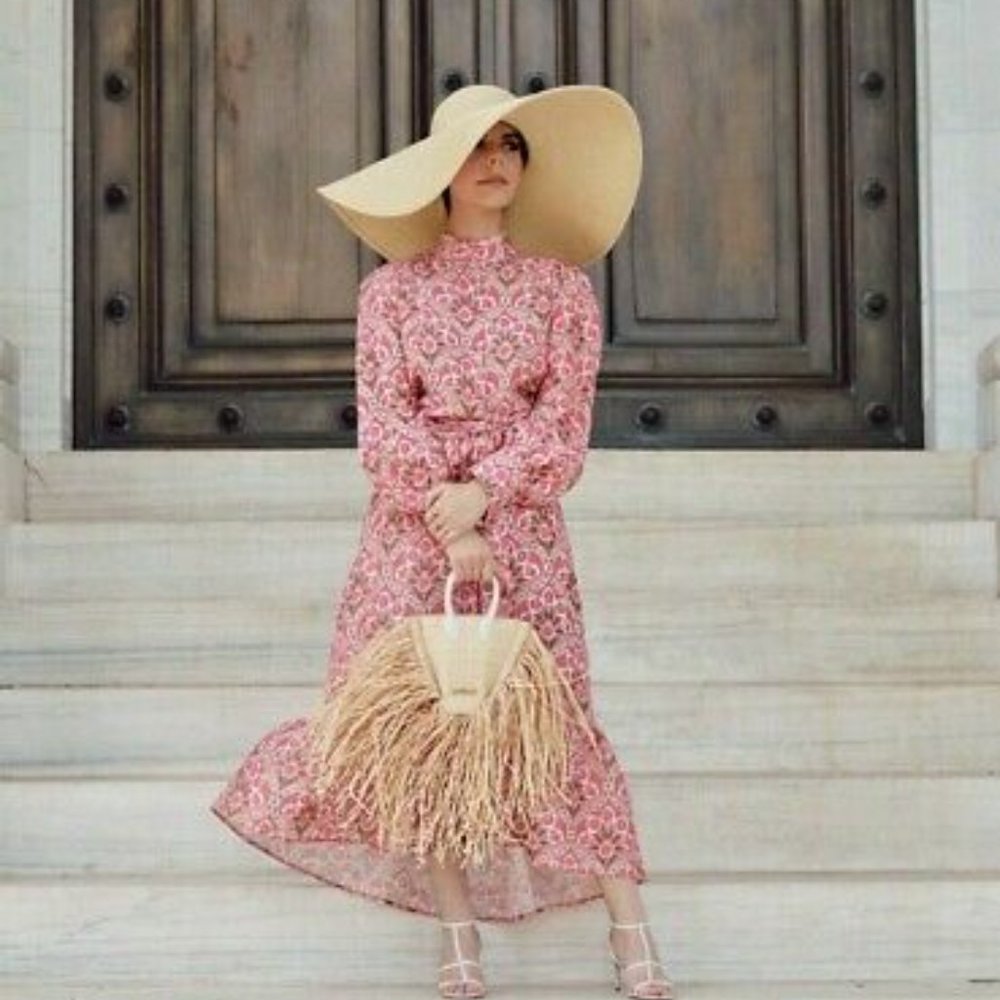 Zara SS20 Midi Floral Printed Dress VGUC